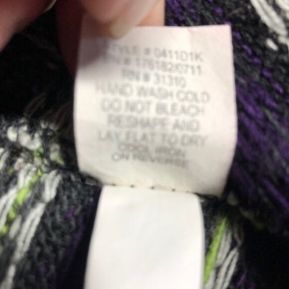 An Studio Gray/black Open-Front Cardigan XL - Picture 6 of 9